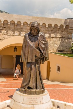 Monako. francesco grimaldi heykeli