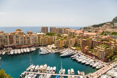 Monako. Fontvieille ve onun liman