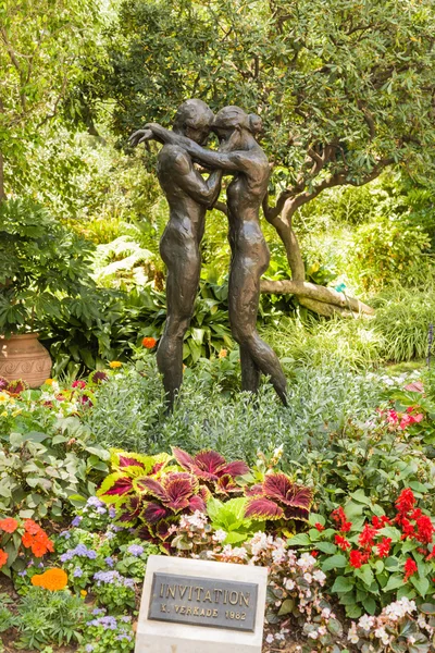 セント ・ マーティン庭園の青銅色の彫像 ロイヤリティフリーのストック写真