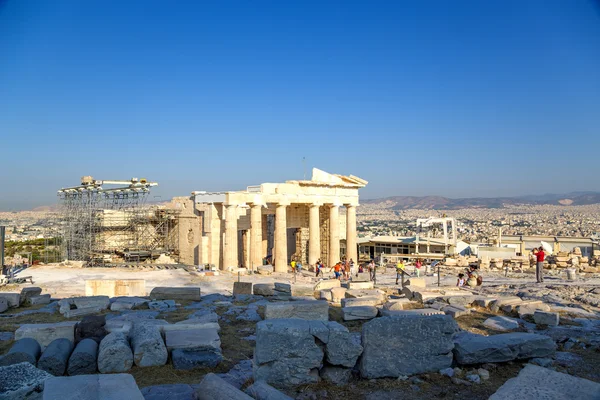 Atina Akropol propylaea — Stok fotoğraf