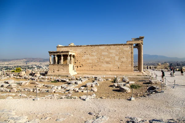 Athens, Acropolis. The Erechtheion — Stock Photo, Image