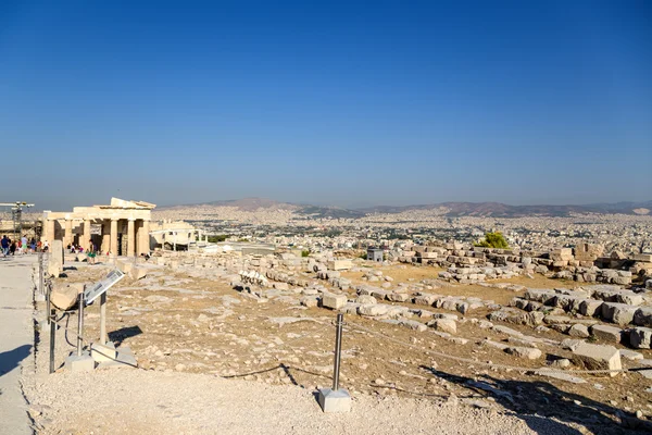 Propyleje Akropol ateński — Zdjęcie stockowe