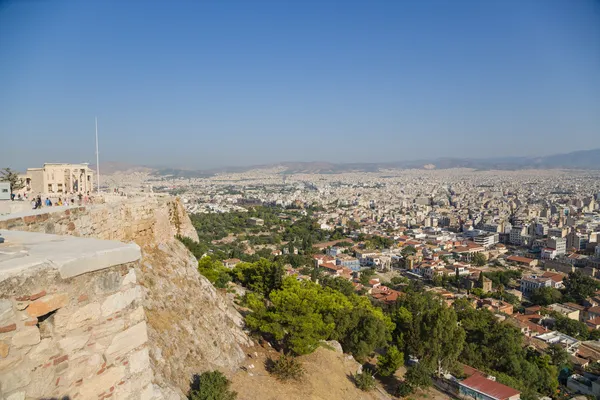 Athen. Wände der Akropolis — Stockfoto