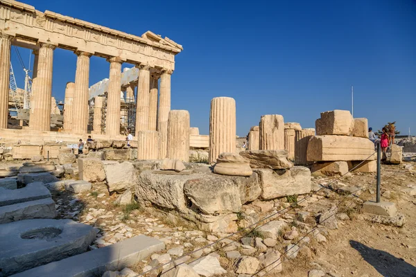 Atenas, Acrópole. O Partenon — Fotografia de Stock