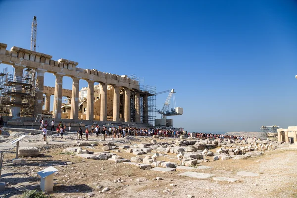 Atenas, Acrópole. O Partenon — Fotografia de Stock