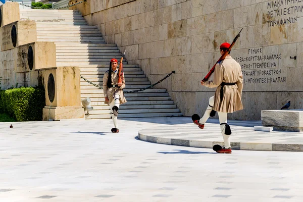 Athens. Changing of the Guard — Stock Photo, Image