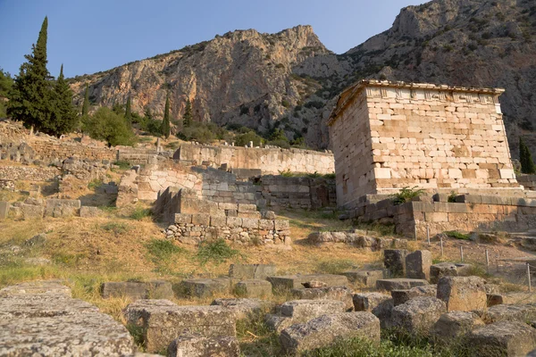 Sito archeologico di Delfi (patrimonio mondiale dell'UNESCO ) — Foto Stock