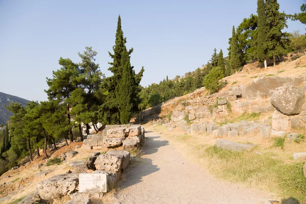 Arkeologiska platsen i Delfi (UNESCO: s världsarvslista) — Stockfoto