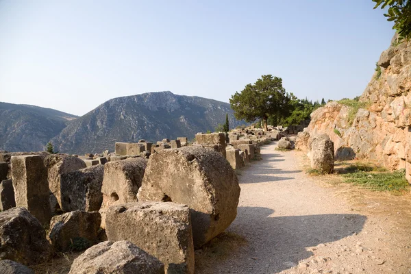 Sito archeologico di Delfi (patrimonio mondiale dell'UNESCO ) — Foto Stock