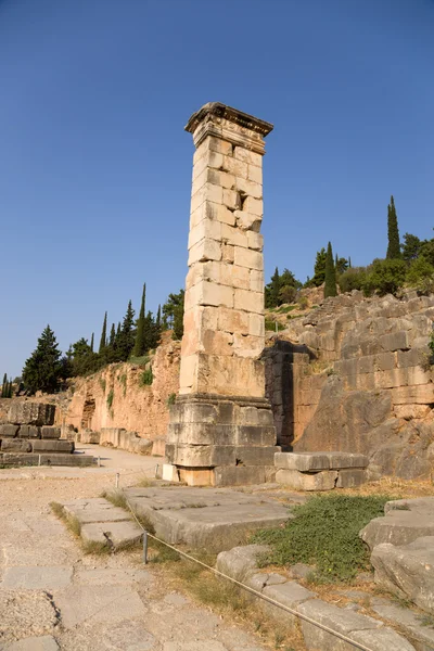 Археологічні розкопки delphi (Всесвітньої спадщини ЮНЕСКО) — стокове фото