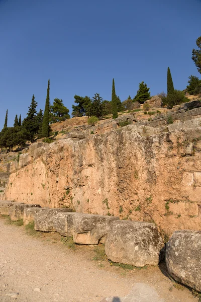 Archeologická lokalita z delphi (světového dědictví UNESCO) — Stock fotografie