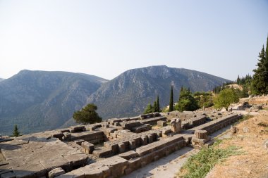 Yunanistan delphi. Apollon Tapınağı