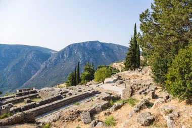 Yunanistan delphi. Apollon Tapınağı