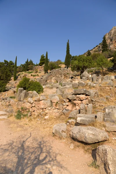 Sítio arqueológico de Delphi (Património Mundial da UNESCO ) — Fotografia de Stock