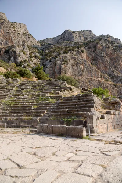 Greece, Delphi. Theatre — Stock Photo, Image