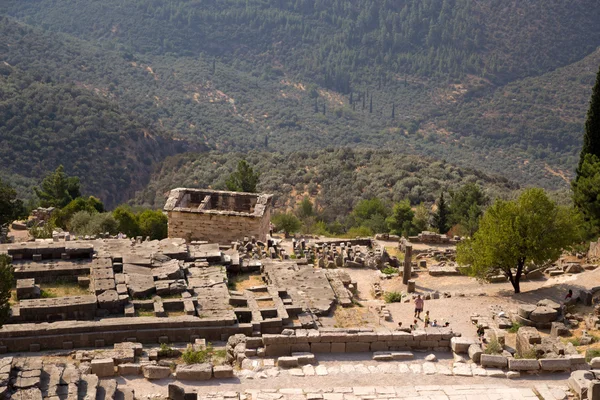 Arkeologiska platsen i Delfi (UNESCO: s världsarvslista) — Stockfoto