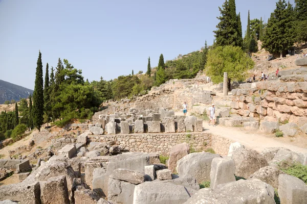 Řecko. Archeologická lokalita z delphi — Stock fotografie