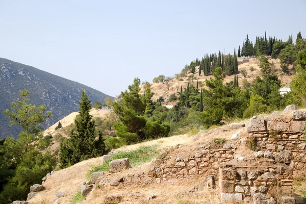 ギリシャ。デルファイの考古学的なサイト — ストック写真