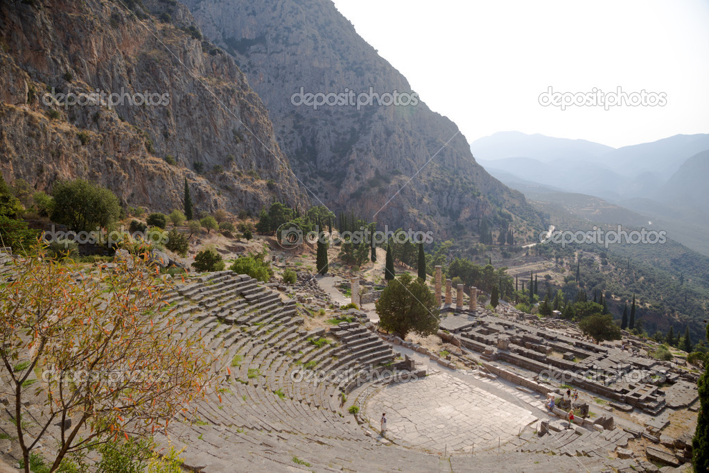 Greece, Delphi. Theatre