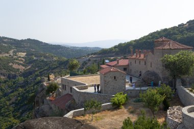 Meteora, Yunanistan. Kutsal teslis Manastırı (dünya miras unesco listesi)
