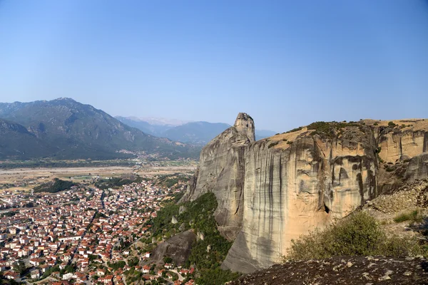 Grecia. Rocas de Meteora (está incluido en la Lista del Patrimonio Mundial de la UNESCO ) — Foto de Stock