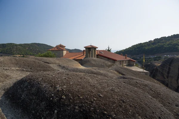 Meteora, Griechenland. das Dreifaltigkeitskloster (UNESCO-Weltkulturerbe)) — Stockfoto