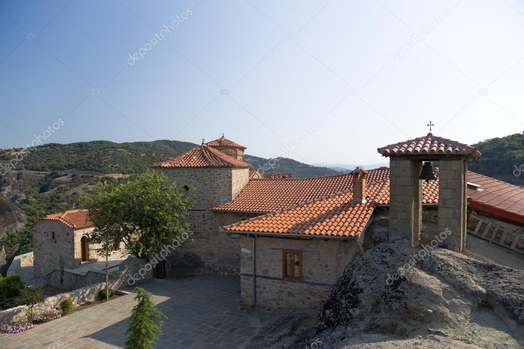 Meteora, Greece. The Holy Trinity Monastery (UNESCO list of World Heritage)