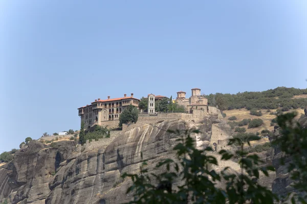 Meteora, Grécia. O Santo Mosteiro de Varlaam — Fotografia de Stock