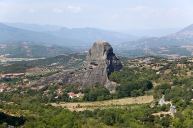 Yunanistan. meteora (unesco Dünya Mirası listesinde bulunan kaya)