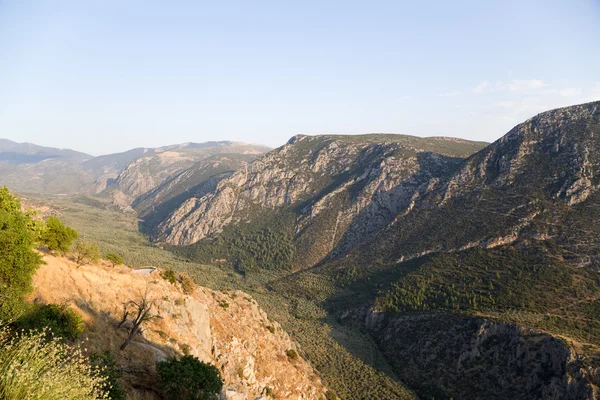 Grèce. Paysage de montagne à proximité de Delphes — Photo