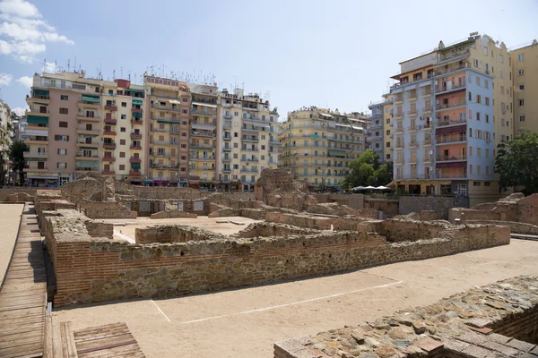 Yunanistan. kalıntıları Roma İmparatoru Sarayı galerius (III c) Selanik'te