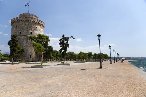 Thessaloniki, Greece. The White Tower — Stock Photo, Image