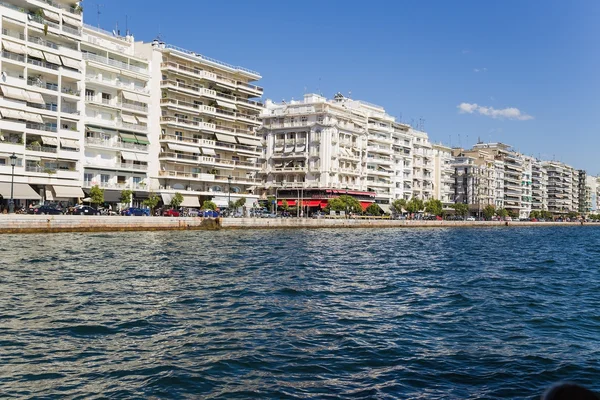 Thessaloniki, Řecko. nábřeží — Stock fotografie