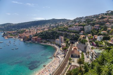 villefranche-sur-mer, Fransa şehir. villefranche Körfezi
