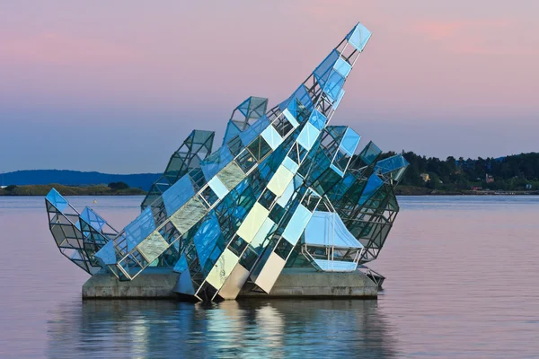 oslo opera house tarafından cam yapı