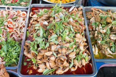 Tayland gıda işportacı.