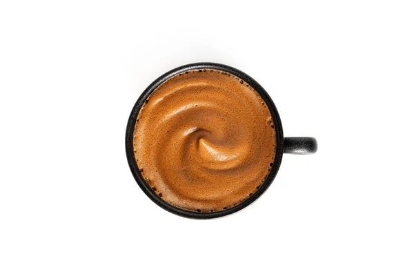 Cappuccino izolowane na białym tle. Kawa Dalgona. Pianka do kawy. Kawa latte. — Zdjęcie stockowe