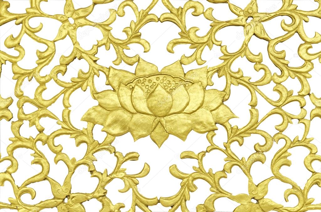 Golden Thai style pattern