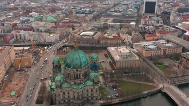 Vista aérea. Berlim Alemanha. Imagens 4k de alta qualidade. — Vídeo de Stock