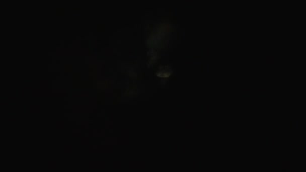 Cloudy night sky. Moon hiding as the clouds are appearing in the dark sky. — Stock Video