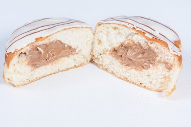 Donuts cappuccino doldurma ile