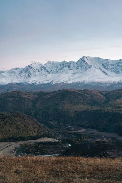 Mountains North Chuisky Ridge Sunset Altai — Stock Photo, Image