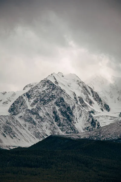Χιονισμένες Κορυφές Της Οροσειράς Του Αλτάι Royalty Free Εικόνες Αρχείου