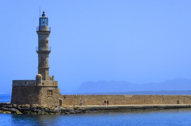 ışık evi ve fener - chania (crete, Yunanistan)