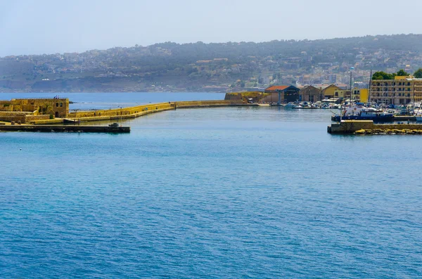 Old Venetian harbor in Chania. Crete, Greece — Stock Photo, Image