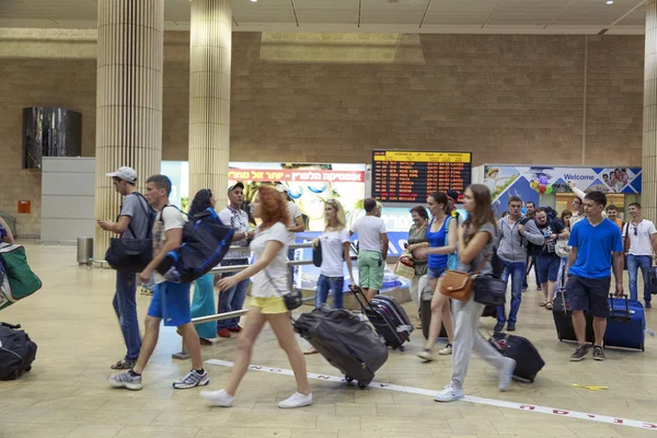 Tel-Aviv -airoport - 21 July - Israel, 2014 — Stock Photo, Image