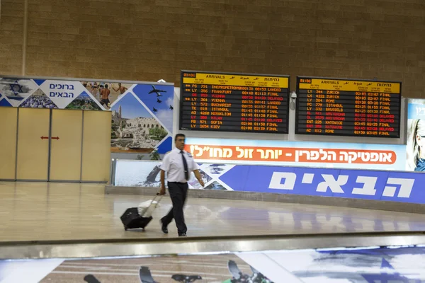 2014-airoport-7 月 21 日-以色列特拉维夫 — 图库照片