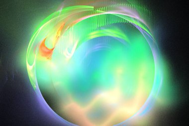 soyut arkaplan, 3 boyutlu illüstrasyon, grafik ve tasarım sanat projeleri için çok renkli fraktal eşsiz kompozisyon. Yüksek kalite