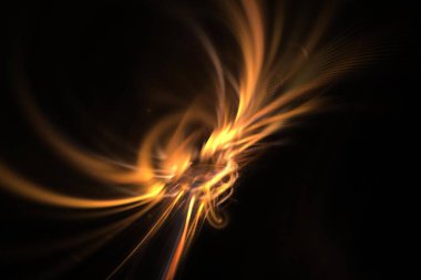 soyut arkaplan, 3 boyutlu illüstrasyon, grafik ve tasarım sanat projeleri için çok renkli fraktal eşsiz kompozisyon. Yüksek kalite