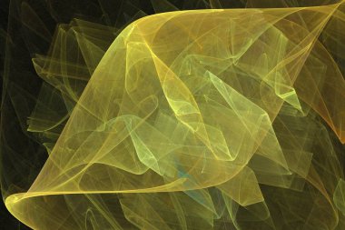 soyut arkaplan, 3 boyutlu illüstrasyon, grafik ve tasarım sanat projeleri için çok renkli fraktal eşsiz kompozisyon. Yüksek kalite